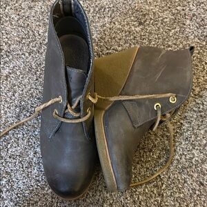 Stylish Black Leather Ankle Boots